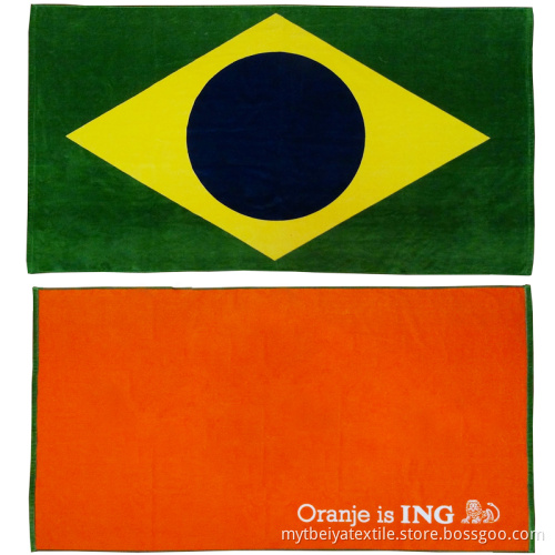 Promotional ING World Cup Custom Printed Microfiber Towel